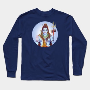 Lord Shiva, the Hindu God Long Sleeve T-Shirt